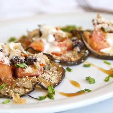 Canapé de Berenjenas